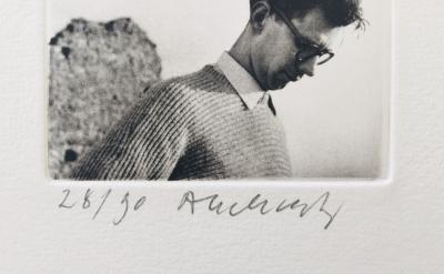 Pierre ALECHINSKY - Christian Dotremont, 2007 - Héliogravure originale signée au crayon 2