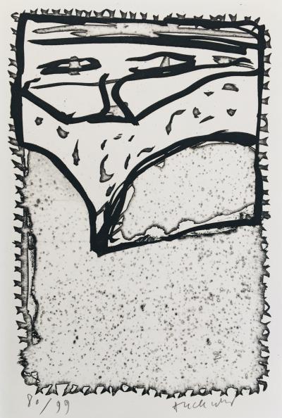 Pierre ALECHINSKY - L’épreuve I, 1989 - Eau-forte originale signée au crayon 2