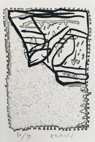 Pierre ALECHINSKY - L’épreuve II, 1989 - Eau-forte originale signée au crayon 2