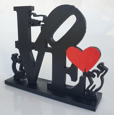 PyB - Love boys Haring , 2023 - Sculpture 2