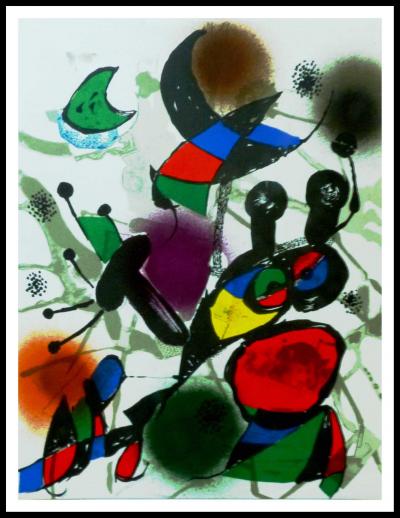 Joan MIRO  - COMPOSITION, 1977 - Lithographie originale 2