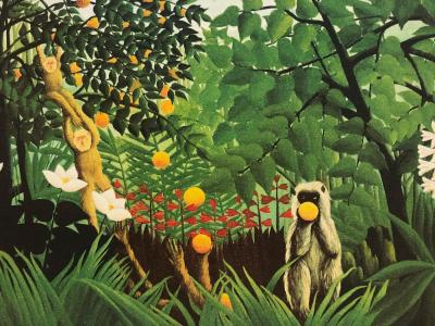 Henri ROUSSEAU - Paysage Éxotique, 1980, lithographie 2