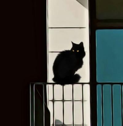 Mr Strange - Le Vieil Homme et ses Chats, 2023 - Giclée numérotée sur papier 2