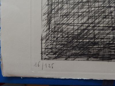 Bernard Buffet : Le canal, 1955 - Gravure originale signée 2