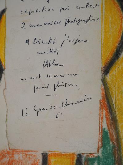 Jean-Michel ATLAN : Composition abstraite, c. 1956 - Pastel original signé 2