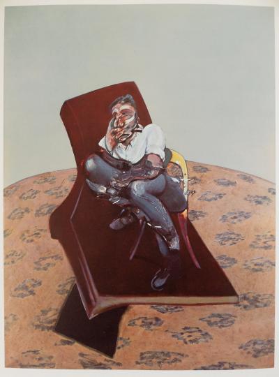 Francis Bacon : Three Studies for Portrait of Lucian Freud, 1966 - Lithographie 2