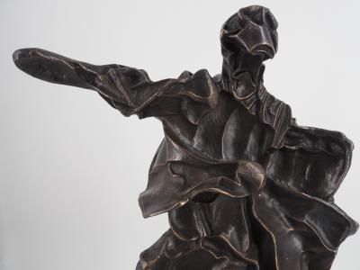 Salvador Dali : Don Quichotte dans le vent, 1969 - Sculpture originale en bronze, signée 2