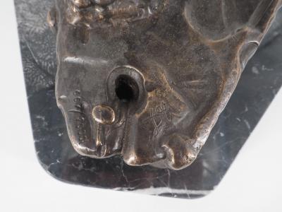 Salvador Dali : Don Quichotte dans le vent, 1969 - Sculpture originale en bronze, signée 2