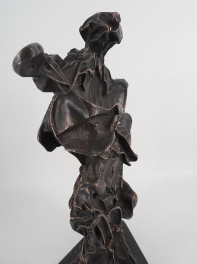 Salvador Dali : Don Quichotte dans le vent, 1969 - Sculpture originale en bronze, signée 2