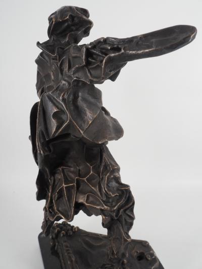 Salvador Dali : Don Quichotte dans le vent, 1969 - Sculpture originale en bronze, signée 2
