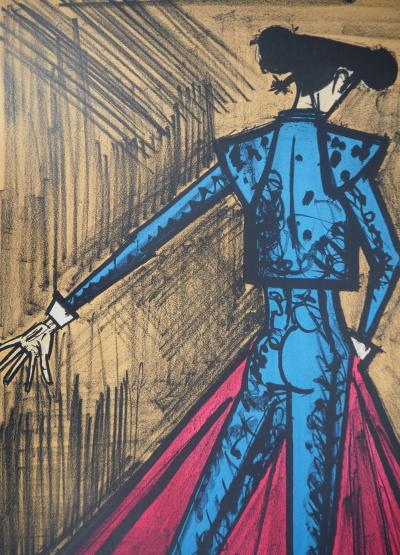 Bernard BUFFET : Torero de dos - Lithographie originale signée 2