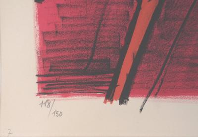Bernard BUFFET : Torero de dos - Lithographie originale signée 2