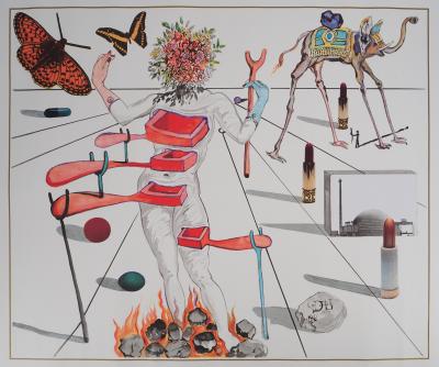 Salvador Dali :  Ecologie, L’énergie surréaliste - Lithographie originale signée