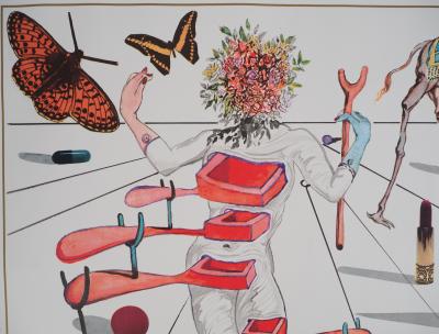 Salvador Dali :  Ecologie, L’énergie surréaliste - Lithographie originale signée 2