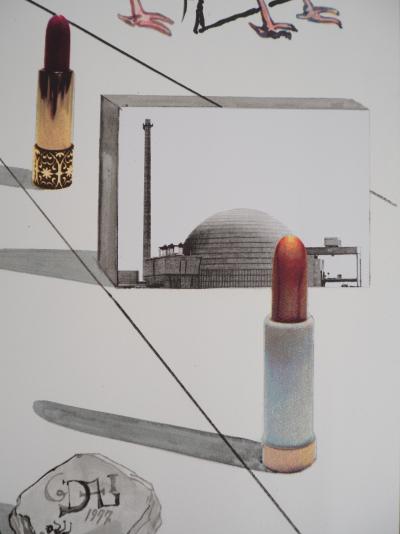 Salvador Dali :  Ecologie, L’énergie surréaliste - Lithographie originale signée 2