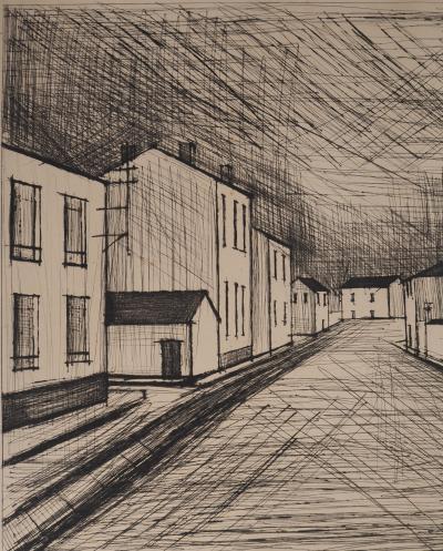 Bernard Buffet : La rue - Gravure originale signée 2