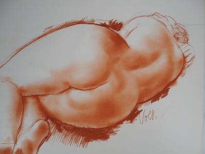 Antoniucci Volti : Modèle endormi - Dessin original signé 2