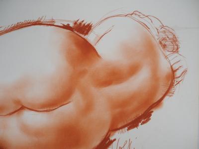 Antoniucci Volti : Modèle endormi - Dessin original signé 2