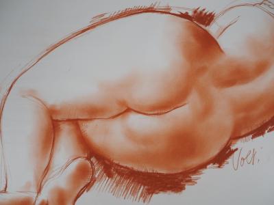 Antoniucci Volti : Modèle endormi - Dessin original signé 2