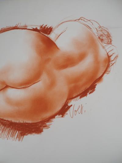 Antoniucci Volti : Modèle endormi - Dessin original signé 2