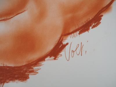 Antoniucci Volti : Modèle endormi - Dessin original signé 2
