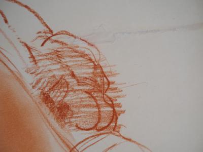 Antoniucci Volti : Modèle endormi - Dessin original signé 2