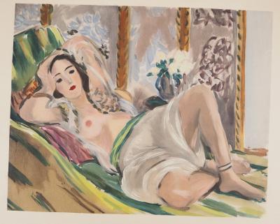 Henri Matisse : Odalisque étendue, c.1930 - Lithographie 2