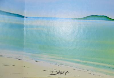 Dany - Leblon Delienne LCO01 - Colombe à la plage - Triptyque - 1998 - Figurine 2