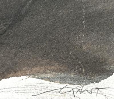 Ernest Pignon-Ernest - Portrait - Lithographie originale signée numérotée au crayon 2