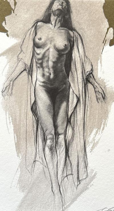 Ernest Pignon-Ernest - Corps d’extase X - Lithographie originale signée numérotée au crayon 2