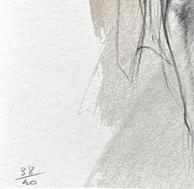 Ernest Pignon-Ernest - Corps d’extase X - Lithographie originale signée numérotée au crayon 2