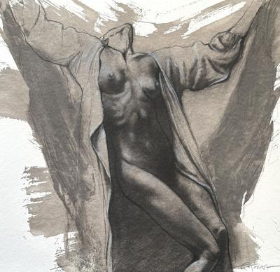 Ernest Pignon-Ernest - Corps d’extase - Lithographie originale signée numérotée au crayon 2