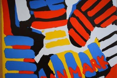 Karel Appel - Exposition Esbjerg Kunstpavillon, 1980 - Affiche originale 2