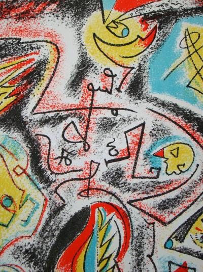 André MASSON - Composition pour édition XXe Siècle,1969 - Lithographie originale 2