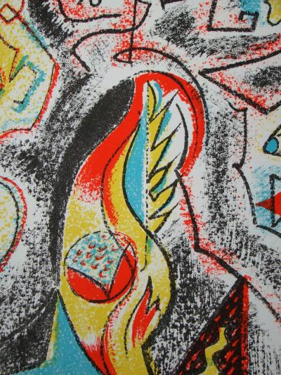 André MASSON - Composition pour édition XXe Siècle,1969 - Lithographie originale 2