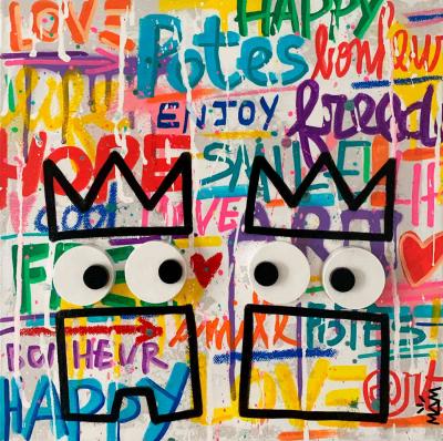 Mam - Love Potes - Technique mixte sur toile 2