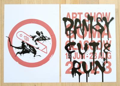 Banksy (1974) - Cut and Run 2 posters 2023 2