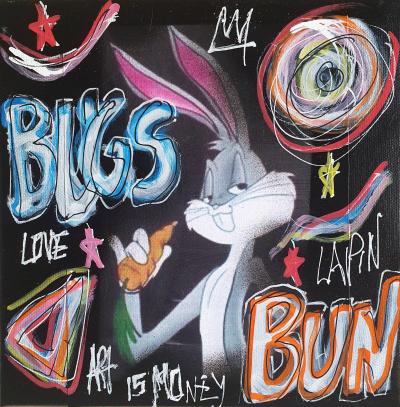 SPACO - Bugs Bunny , 2023 - Acrylique sur toile 2