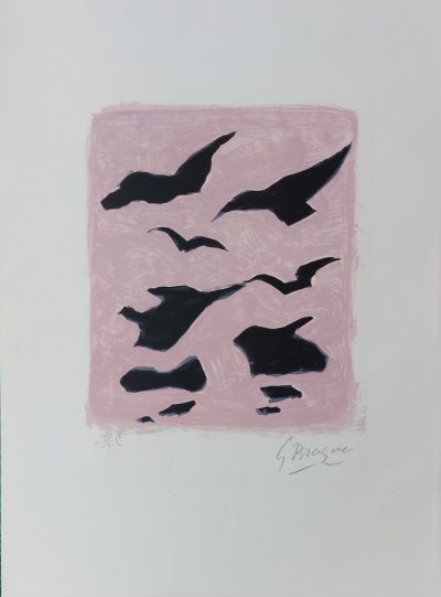 Georges Braque The birds (1962) Original lithograph signed in pencil 2