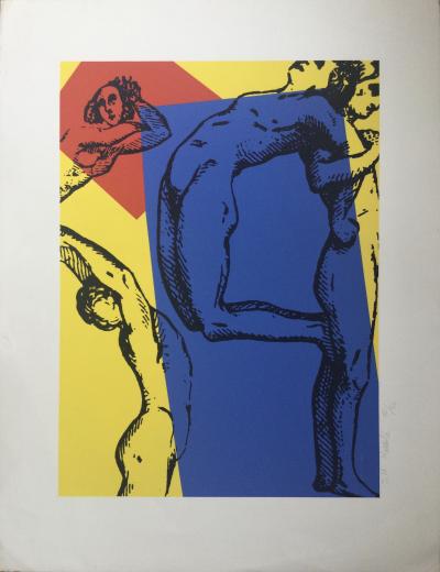 Jean-Marie HAESSLÉ - N2X,1994 - Sèrigraphie originale signée 2