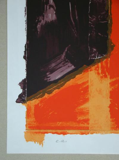 Ulrich ERBEN - Exterieur, 1990 - Original screen print hand-signed 2