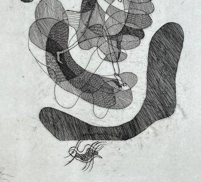 Georges BRAQUE - Théogonie d’Hésiode, le chaos - Gravure originale signée numerotée crayon 2