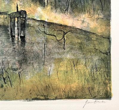 Bernard GANTNER - Le déversoir - Lithographie signée au crayon 2