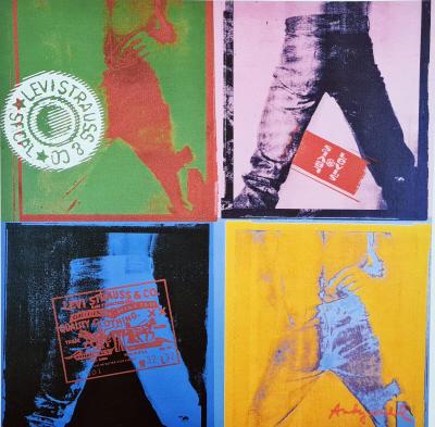 Andy Warhol ( Despues) - Levis 501 - Litografìa edicion limitada Firmada y numerada 2