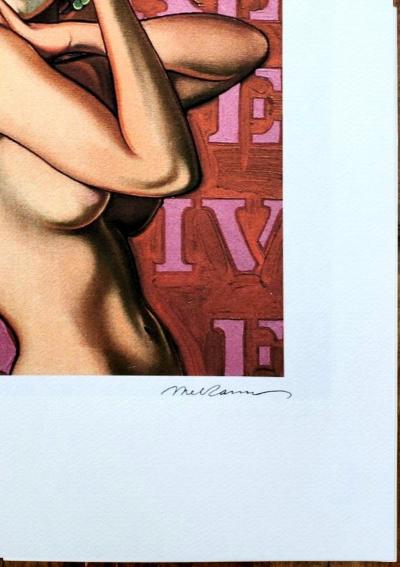 Mel Ramos (Despues) - Serigrafia de Edición Limitada de 300 - firmada 2