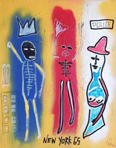 SPACO - New York 65 , 2023 - Technique mixte sur toile 2