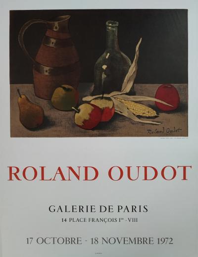 Roland Oudot ((1897-1981) after - Exhibition at the Galerie de Parie, 1972 - Original poster 2