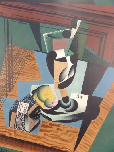 Juan Gris (1987-1927) d’après - Nature morte, 1916 - Affiche lithographique originale 2