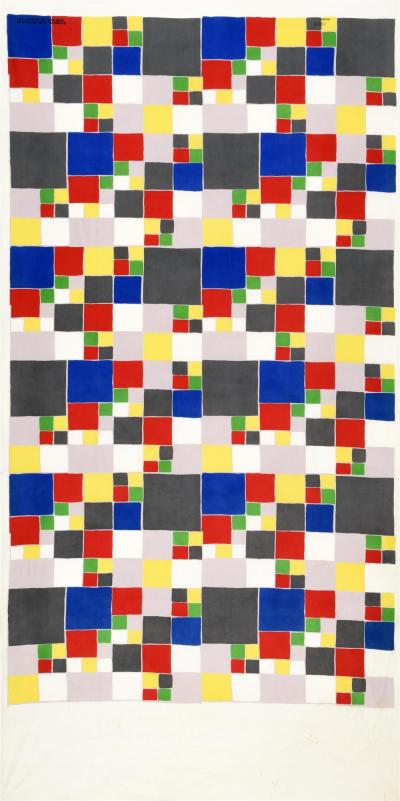 Sonia Delaunay  - Polychrome de carrés - Sérigraphie 2