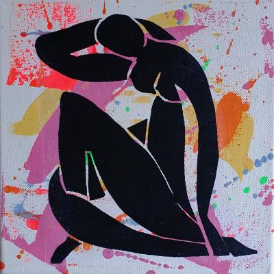 PyB girl Matisse  2023 - Peinture originale 2